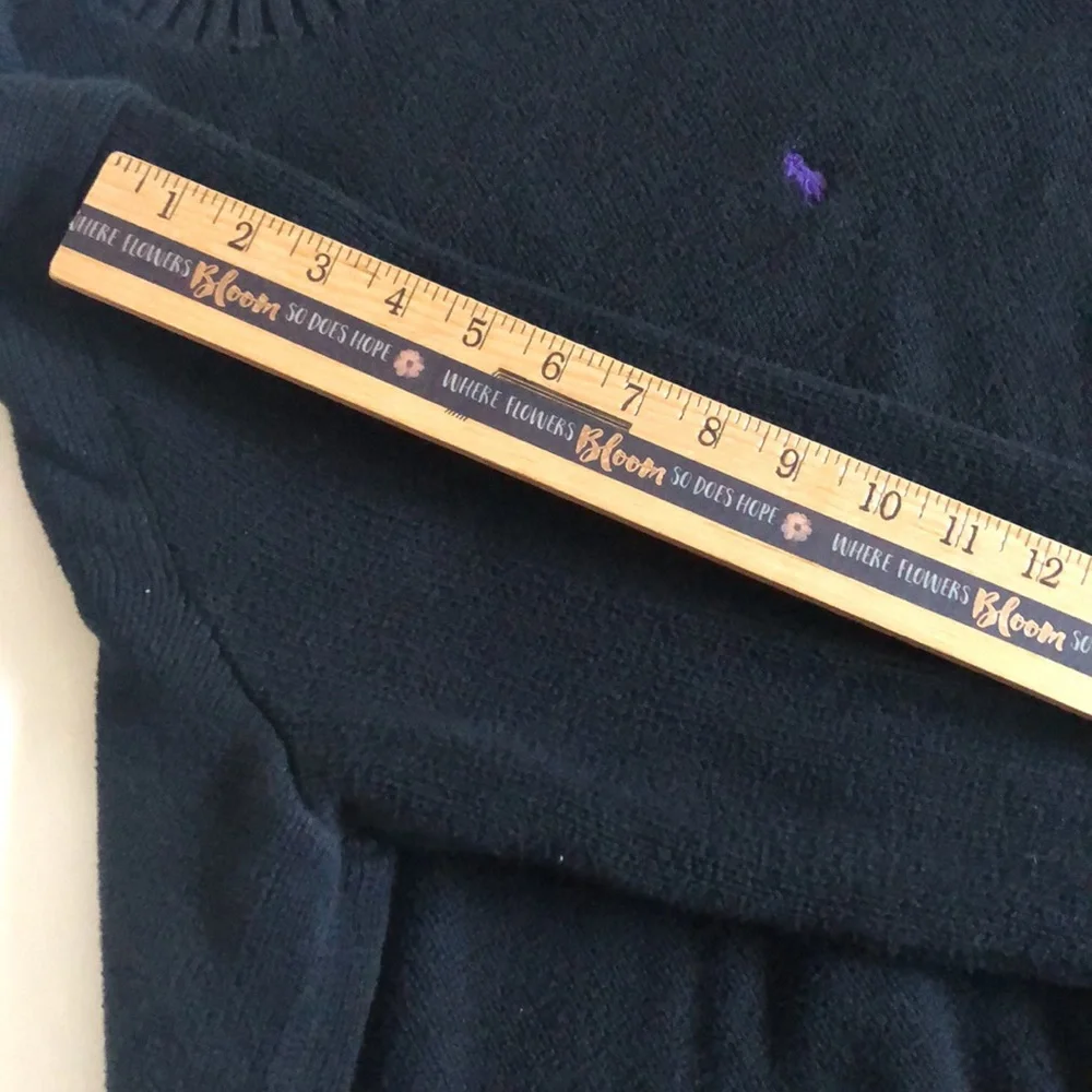 Polo Ralph Lauren Black Crewneck Sweater XL Ralph Lauren Cotton Basic Sweater